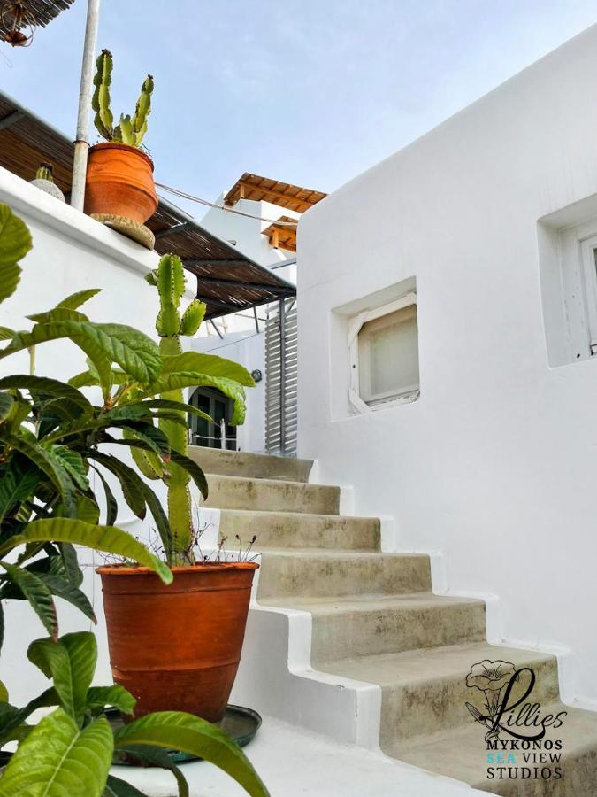 Lillies Mykonos Sea View Studios Tourlos Exterior foto